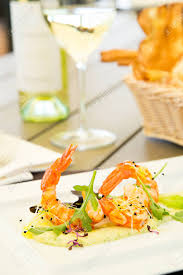 You can prepare the ravioli up to one day in advance; Gourmet Appetizer With Shrimp On The Table In Restorant With White Wine Stock Photo Picture And Royalty Free Image Image 66480629