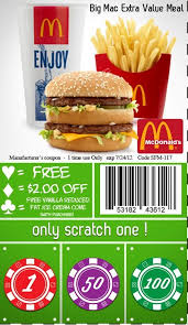 Mcdonalds Coupon From Postal Prizes Fast Food Coupons Mcdonalds Coupons Food