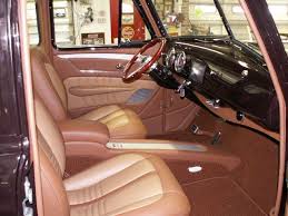 Upholstery Shannoncom Interiors Interior Leather Custom Chevy Truck By1953 Chevy Truck Custom Leather Interior Interiors Carros Picapes Caminhonetes