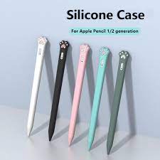 The soft silicone material feels nice to the touch, while also providing grippy feel. Soft Silicone Case For Apple Pencil 1 2 Cartoon Cat Paw Case Compatible For Ipad Tablet Touch Pencil 2 Protective Sleeve Cover Tablet Touch Pens Aliexpress