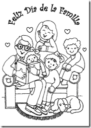 Los lazos pueden ser estabelecidos por parentesco, pero también es verdad que hay otros modos. Colorear Tus Dibujos Dia De La Familia Dibujos Para Colorear