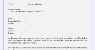 Dengan email ini, para pencari kerja bisa mengirimkan surat lamaran kerja ke perusahaan dengan lebih mudah, tanpa perlu membeli amplop, perangko, dan keperluan. Pin Di Videoo