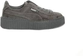 Shop women's puma fenty creepers sneakers. X Fenty Puma Creeper Rihanna Velvet Samt Grau Gr 38 Amazon De Schuhe Handtaschen