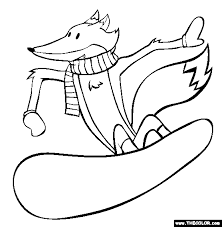 100% free, no strings attached! Fox Coloring Page Free Fox Online Coloring