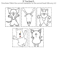 Work on early scissor skills with this printable three little pigs cutting practice sheet!. Live Laugh Teach First Grade Laura Numeroff Author Study