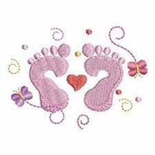 On this page you can find an overview of all our free embroidery designs. Newborn Feet Embroidery Designs Machine Embroidery Designs At Embroiderydesigns Com Sewing Embroidery Designs Machine Embroidery Designs Embroidery Projects