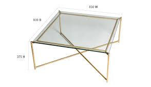 Leave at least a foot and a half between the table and the sofa. Iris Square Coffee Table Hunter Home