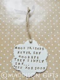 Give an item which is a constant of remembrance of your friendship. Friends Farewell Hanging Gift Card Alternative Home Decor Leaving Present Goodbye Gifts Farewell Party Decorations Farewell Gifts For Friends