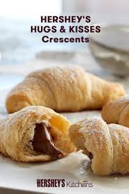 Hershey S Hugs Kisses Crescents Hershey S Kitchens Recipe Food Recipes Desserts