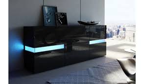 Free shipping and free returns* on our buffet table lamps. Buffet Noir Laque Design Eclairage Led Pour Salle A Manger