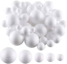 How to make a animal cell with styrofoam ball. Amazon Com Diyasy 80 Pcs White Foam Balls 0 8 2 Inches Craft Styrofoam Balls Assorted Sizes Art Decoration Balls For Christmas Ornament And Diy