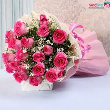 Send Pink Roses Bouquet 50 Flowers On Same Day Buy 50 Pink Roses Bouquet Online In 2020 Flower Bouquet Delivery Online Flower Delivery Pink Rose Bouquet