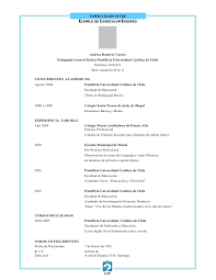 Crea il tuo curriculum vitae in formato europeo in pochi minuti direttamente online oppure scarica gli esempi da compilare in formato doc e odt anche in varie lingue. Curriculum Vitae Actualizado 2018 Chile Cute766