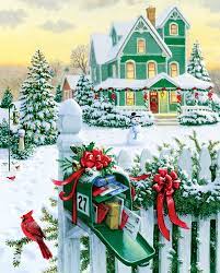 Springbok puzzles springbok (10889) 1000 piece jigsaw puzzle going to the movies. Springbok Puzzles Holiday Mail 1000 Jigsaw Puzzle Christmas Art Christmas Puzzle Christmas Paintings
