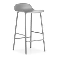 Form Bar Counter Stool Metal Legs In 2020 Bar Stools Normann Copenhagen Form Normann Copenhagen Form Barstool