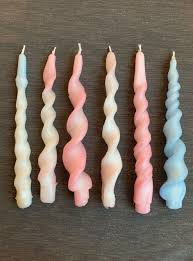 How I Made Twirly Candles At Home For Half The Price Candles Crafts Minimalist Candles Diy Candles