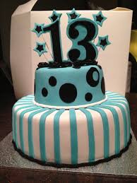 Black And White Birthday Cake For Girls Teal White Black 13th Birthday Cake 13 Birthday Cake Birthday Cakes For Teens 28th Birthday Cake