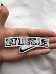 Hand Embroidery Vintage Nike Inspired Logo Iron On Patch Etsy In 2021 Machine Embroidery Thread Patch Design Vintage Nike