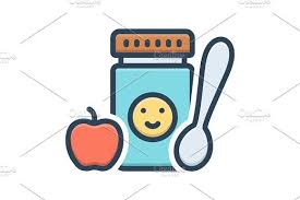 Baby Food Icon In 2020 Baby Food Recipes Food Icons Food