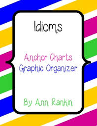Idiom Anchor Charts And Graphic Organizer