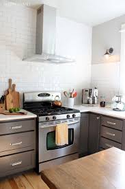 The Inspired Room Kitchens Glidden Polished Grey Benjamin Moore Ke Diy Kitchen Renovation Kitchens Without Upper Cabinets Kitchen Cabinets Painted Grey