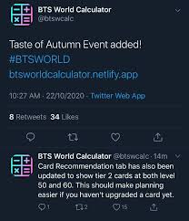 The results presented by this calculator are based on input values and basic theoretical principles of wireless. Btsw Calculator Is Updated Bts World