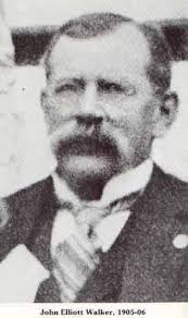 Courthouse Personnel in 1919: "County Agent Yates; County Clerk T.N.  Lawson; County Treasurer John Eager; Commissioner Bill Dodson; Mrs. J.A.  Atkins Secretary; Cleo Jackson Deputy Clerk; I.C. Williams Probate Judge;  Laura Dickson