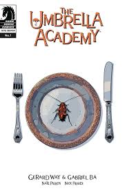 The umbrella academy is an american superhero streaming television series based on the comic book series of the same name written by gerard way. Aug180314 Umbrella Academy Hotel Oblivion 1 Cvr A Ba Free Comic Book Day
