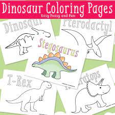 When it gets too hot to play outside, these summer printables of beaches, fish, flowers, and more will keep kids entertained. Dinosaur Coloring Pages Easy Peasy And Fun