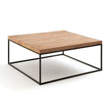 9 table basse en verre trempé plusieurs couleurs. Table Basse Carree Plateau Orme Recycle Orma Naturel La Redoute Interieurs La Redoute