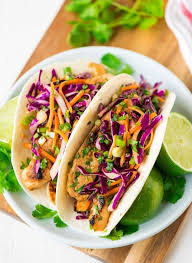 Check spelling or type a new query. Grilled Ginger Chicken Tacos With Crunchy Asian Slaw