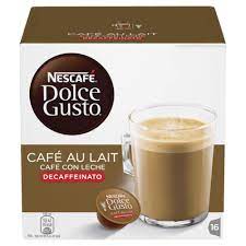 Nescafe dolce gusto nesquik coffee pods hot chocolate x 2 6 12 20 32 capsules. Nestle Nescafe Dolce Gusto Coffee Pods Decaffeinated Cafe Au Lait Flavor Choose Quantity 1 Pack 16 Capsules Buy Online In Dominica At Dominica Desertcart Com Productid 86554186