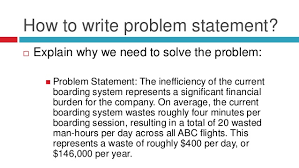 It identifies the gap between the current (problem) state and desired (goal) state of a process or product. Research Proposal