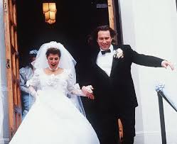 The Best Rom Com Wedding Dresses Of All Time From Elegant To Over The Top Movie Wedding Dresses Wedding Movies Greek Wedding