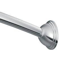 Moen 72 In Adjustable Curved Shower Rod In Chrome Dn2160ch With Images Shower Rod Shower Curtain Rods Moen Shower