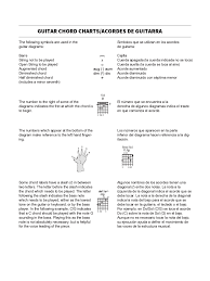 Guitar Chord Chart Template 3 Free Templates In Pdf Word