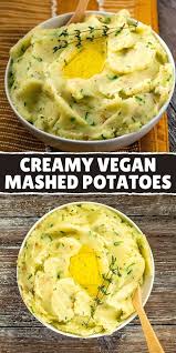 Creamy Vegan Mashed Potatoes Vegan Mashed Potatoes Mashed Potato Recipes Mashed Potatoes Without Milk