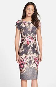 Eci Floral Print Midi Dress Nordstrom Floral Print Midi Dress Midi Short Sleeve Dress Dresses