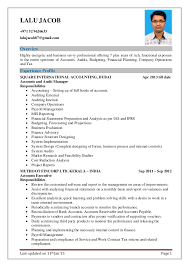 Bio data for job template. Bio Data Lalu Jacob