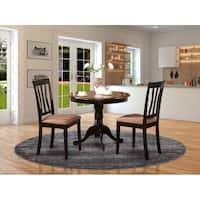 Also note how these simple yet powerful chairs are a great fit for the small round table in the next image. Buy Round Kitchen Dining Room Sets Online At Overstock Our Best Dining Room Bar Furniture Deals