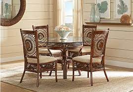 Island Sunrise Brown 5 Pc Dining Set Dining Room Sets Dark Wood Dining Room Sets Cheap Living Room Sets Affordable Dining Room Sets
