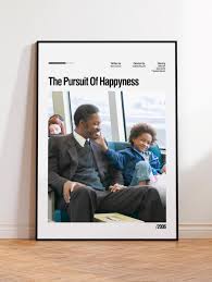 The Pursuit of Happyness Film Poster, Minimalist Movie Poster, Custom  Poster, Classic Movie Poster - Etsy