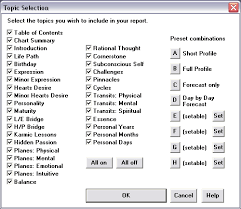 numerology software pro v preference settings world