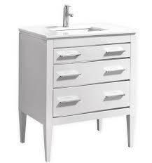 White, 30 inch bathroom vanities : Modern Lux 30 High Gloss White Vanity W Quartz Counter Top