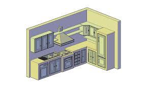 Free 3d Kitchen Design Dwg File Download Cadbull In 2020 3d Kitchen Design Kitchen Design Design