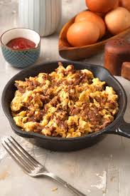 Hamburger Scrambled Eggs - In the Kitch