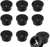 Cubierta Orificio Cable Pasacables De Goma Para Escritorio - Diámetro 50 Mm  (2") - Negro, Organizador De Cables Para Oficina O Casa Pasacables Negro ...