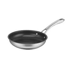 To avoid food sticking to your uncoated stainless steel pots and pans, add a little oil before cooking. Cuisinart Classic 8 Stainless Steel Non Stick Skillet 8322 20ns Target