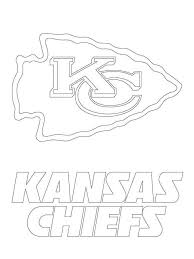 Kansas city chiefs logo vector. Kansas City Chiefs Coloring Pages Coloring Home