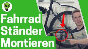 Fahrradstander Montieren Ultimative Anleitung Seitenstander Stander An Mountainbike Fahrrad Youtube